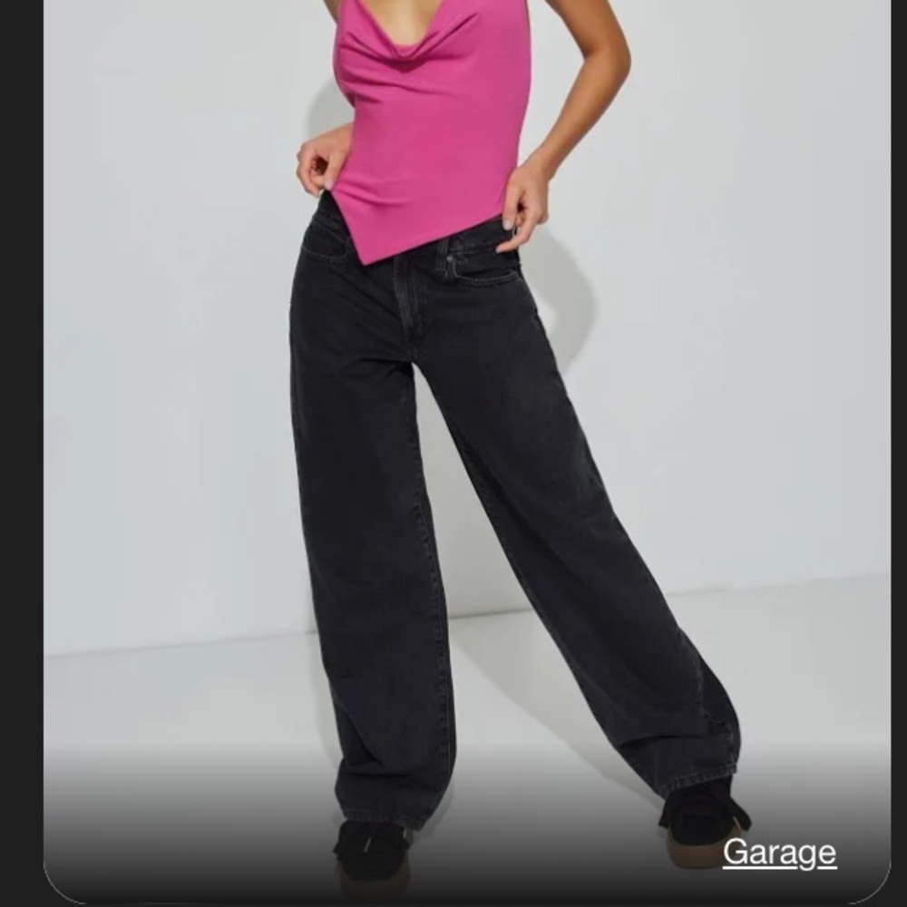 Garage Denim Baggy Black jeans